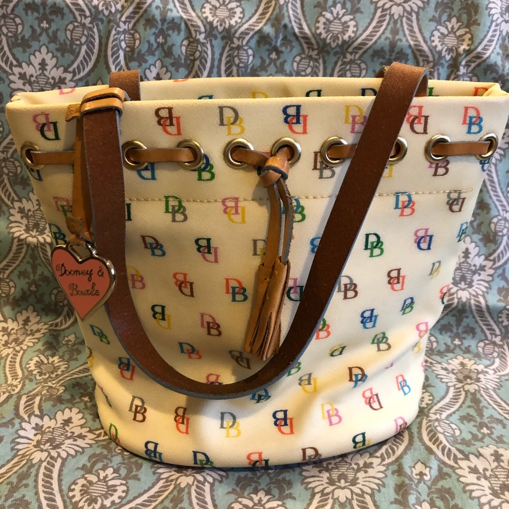 Dooney & Bourke Monogram Coated Canvas Tote